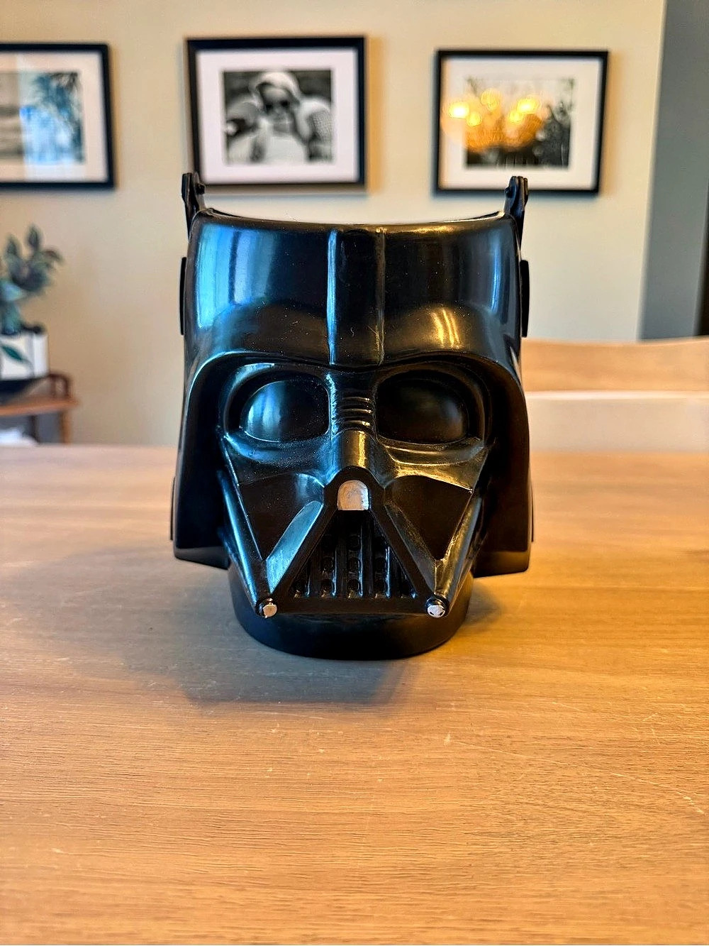 2008 Star Wars Rubies Darth Vader Treat Candy Bucket Pail Halloween Plastic
